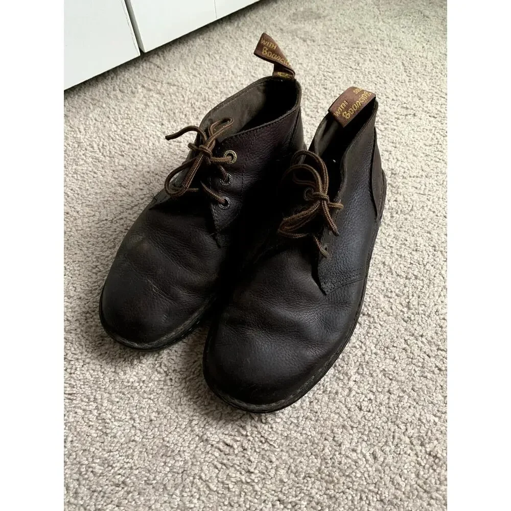 Dr Martens Sussex Brown Leather Chukka Boots Size 9 Mens - Picture 1 of 9